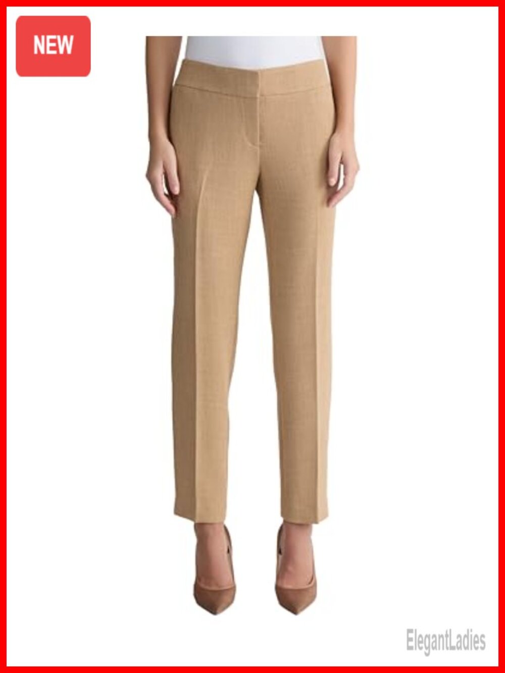 Kasper The Ava Straight Leg Pant Mid Rise Flat Front Dress Pants Workwear